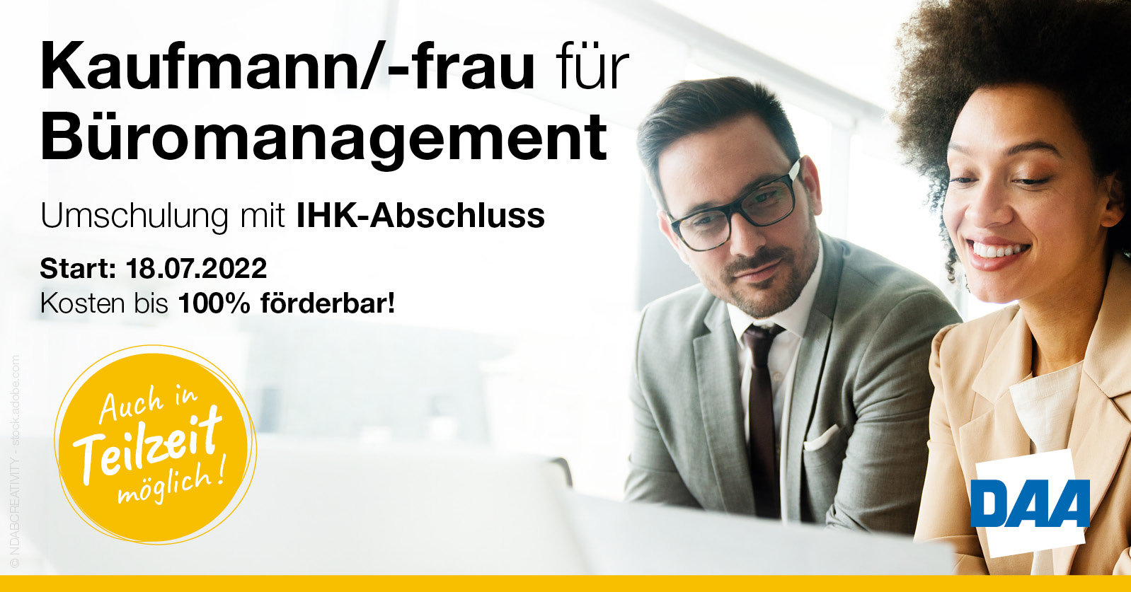 Umschulung Kaufmann/-frau Für Büromanagement | DAA München